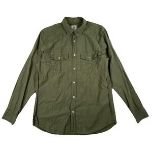 Ever Brand USA Wagner Long Sleeve Button Up Shirt Men's XL Green NWT
